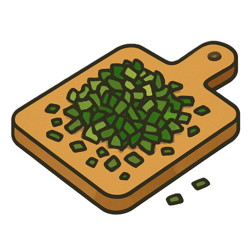 سبزی خرد شده